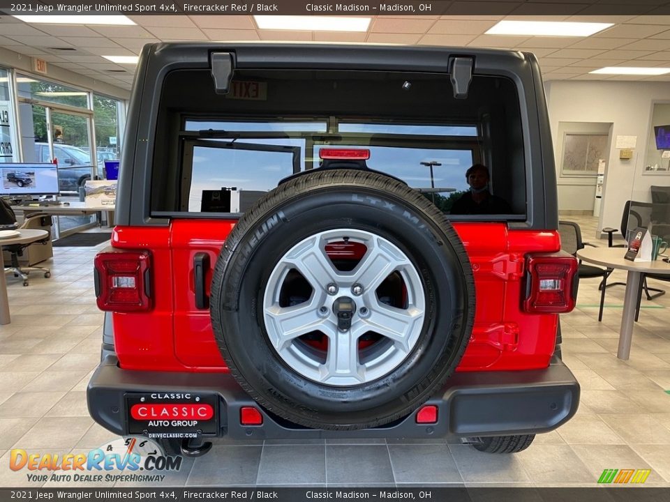 2021 Jeep Wrangler Unlimited Sport 4x4 Firecracker Red / Black Photo #10