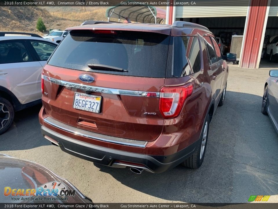 2018 Ford Explorer XLT 4WD Cinnamon Glaze / Ebony Black Photo #4