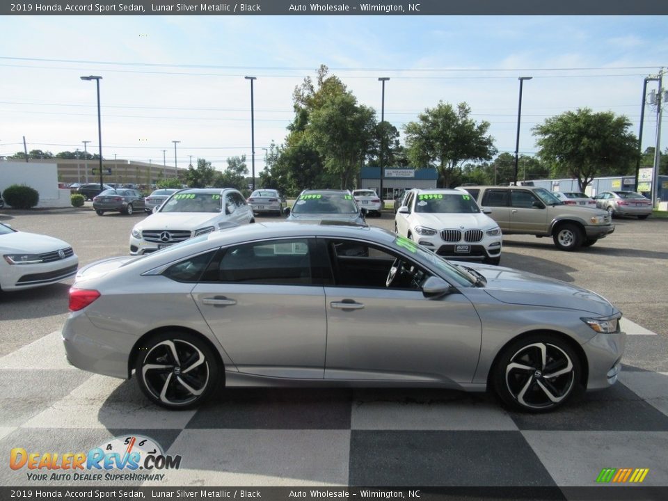 2019 Honda Accord Sport Sedan Lunar Silver Metallic / Black Photo #3