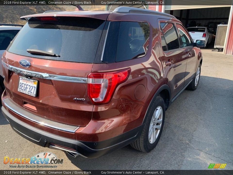 2018 Ford Explorer XLT 4WD Cinnamon Glaze / Ebony Black Photo #5