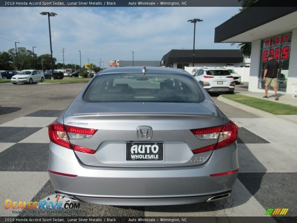 2019 Honda Accord Sport Sedan Lunar Silver Metallic / Black Photo #4