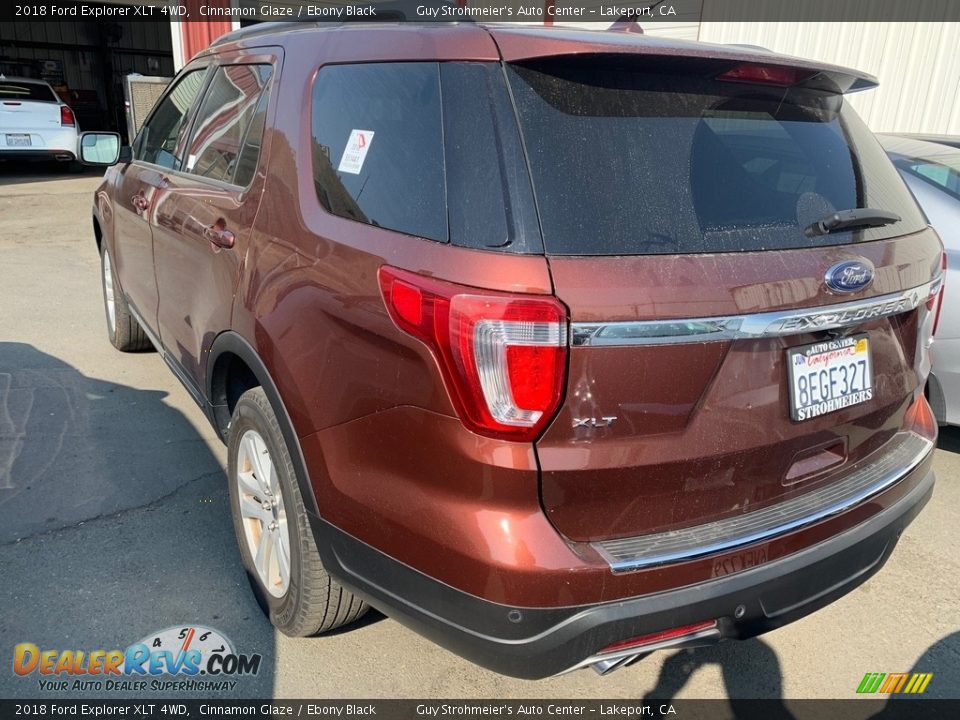 2018 Ford Explorer XLT 4WD Cinnamon Glaze / Ebony Black Photo #6