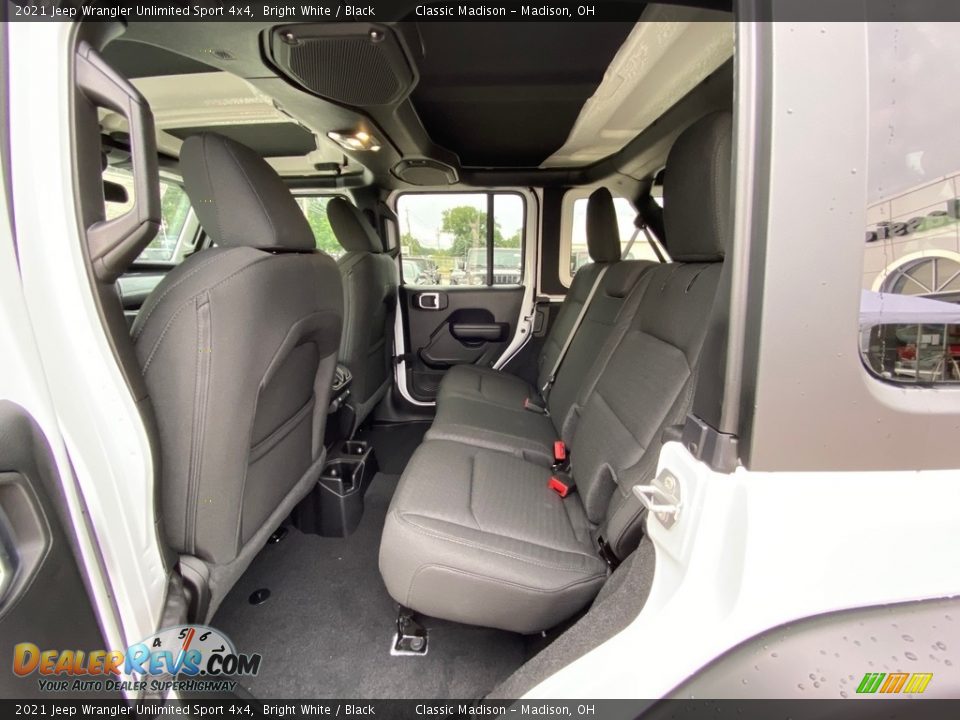 Rear Seat of 2021 Jeep Wrangler Unlimited Sport 4x4 Photo #3