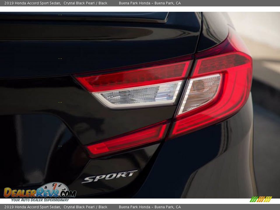 2019 Honda Accord Sport Sedan Crystal Black Pearl / Black Photo #11