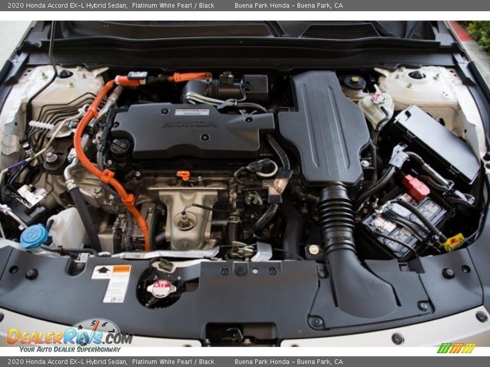 2020 Honda Accord EX-L Hybrid Sedan 2.0 Liter DOHC 16-Valve VTEC 4 Cylinder Gasoline/Electric Hybrid Engine Photo #9