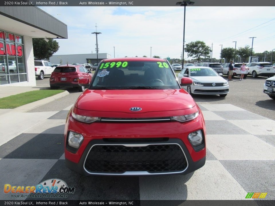 2020 Kia Soul LX Inferno Red / Black Photo #2