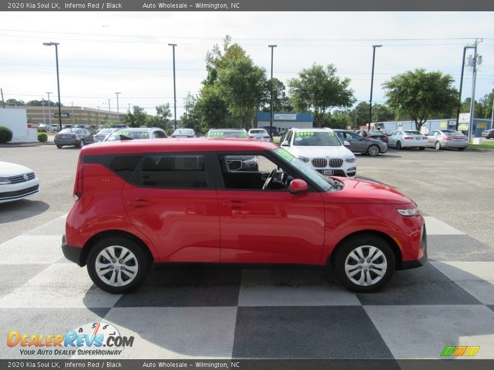 2020 Kia Soul LX Inferno Red / Black Photo #3