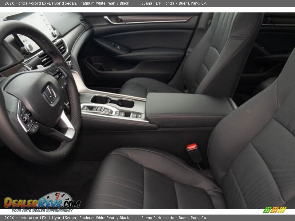 2020 Honda Accord EX-L Hybrid Sedan Platinum White Pearl / Black Photo #15