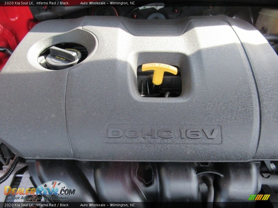 2020 Kia Soul LX Inferno Red / Black Photo #6