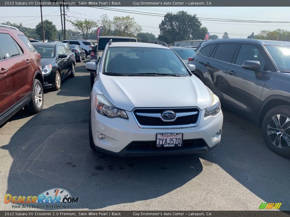 2013 Subaru XV Crosstrek 2.0 Premium Satin White Pearl / Black Photo #1