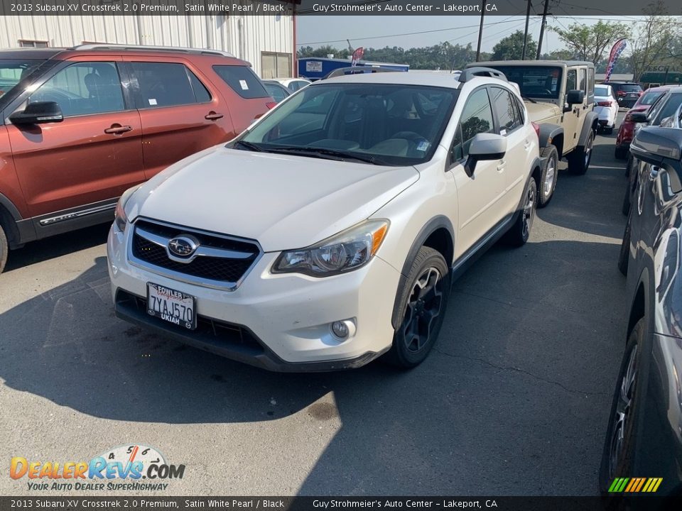 2013 Subaru XV Crosstrek 2.0 Premium Satin White Pearl / Black Photo #3