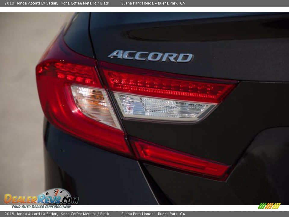 2018 Honda Accord LX Sedan Kona Coffee Metallic / Black Photo #12