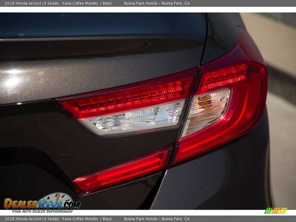 2018 Honda Accord LX Sedan Kona Coffee Metallic / Black Photo #13