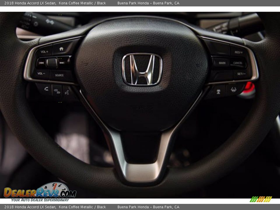 2018 Honda Accord LX Sedan Kona Coffee Metallic / Black Photo #15