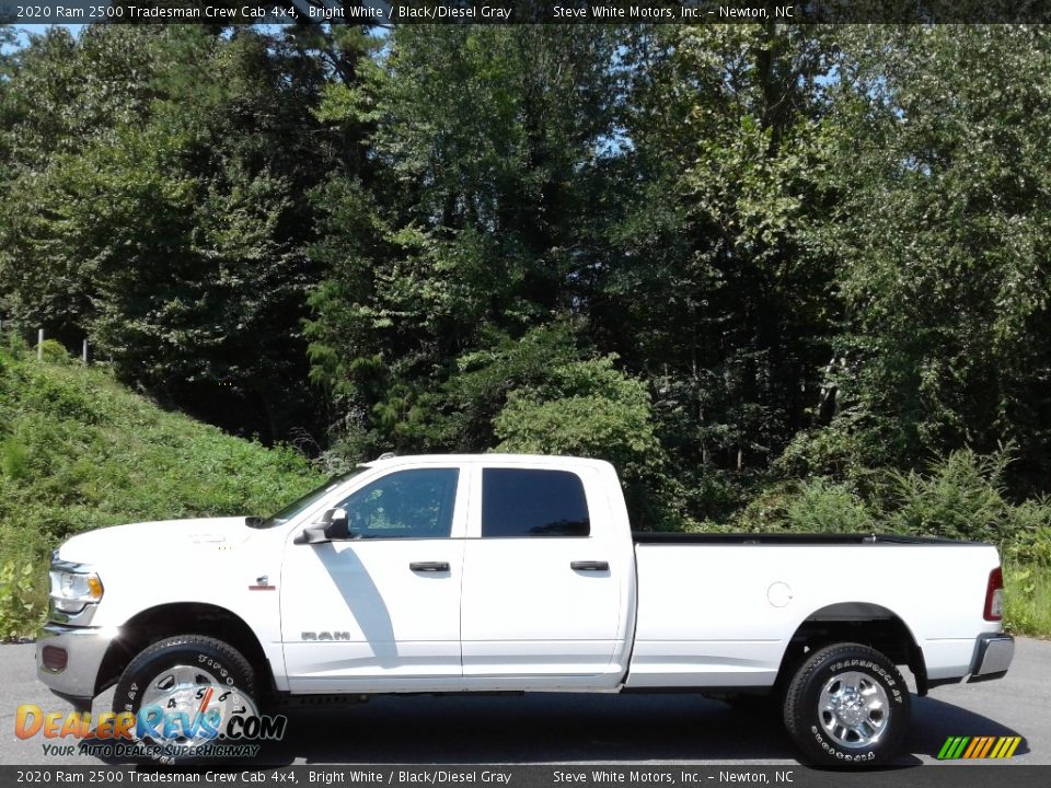 2020 Ram 2500 Tradesman Crew Cab 4x4 Bright White / Black/Diesel Gray Photo #2
