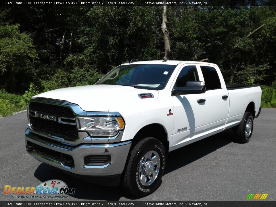 2020 Ram 2500 Tradesman Crew Cab 4x4 Bright White / Black/Diesel Gray Photo #3