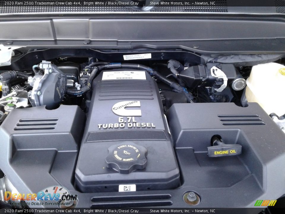 2020 Ram 2500 Tradesman Crew Cab 4x4 Bright White / Black/Diesel Gray Photo #11