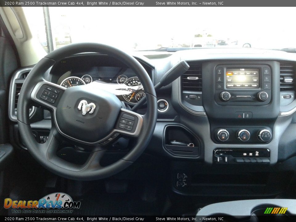 2020 Ram 2500 Tradesman Crew Cab 4x4 Bright White / Black/Diesel Gray Photo #16