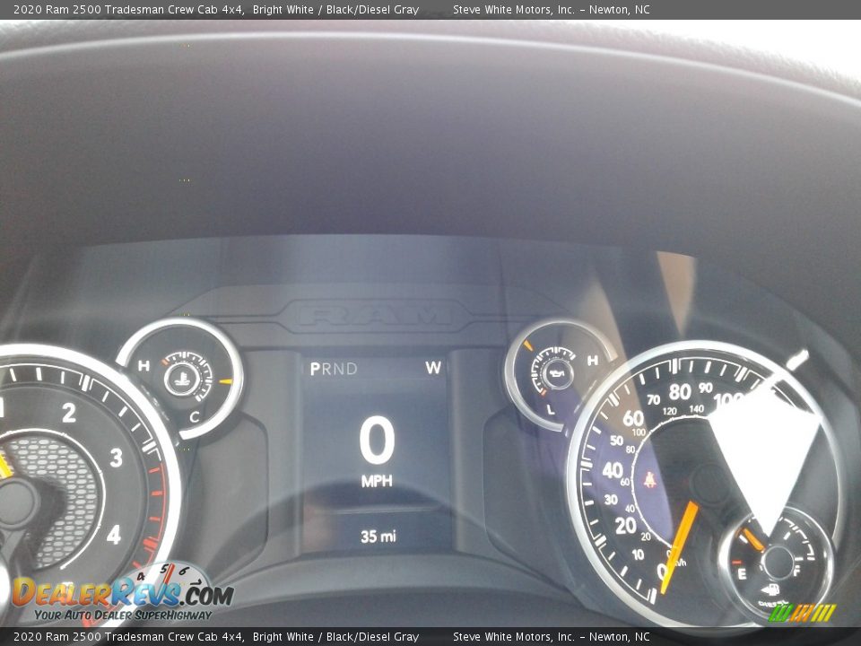 2020 Ram 2500 Tradesman Crew Cab 4x4 Bright White / Black/Diesel Gray Photo #21