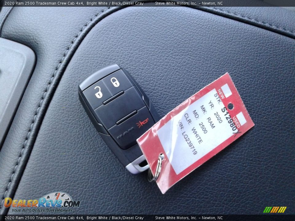 2020 Ram 2500 Tradesman Crew Cab 4x4 Bright White / Black/Diesel Gray Photo #29