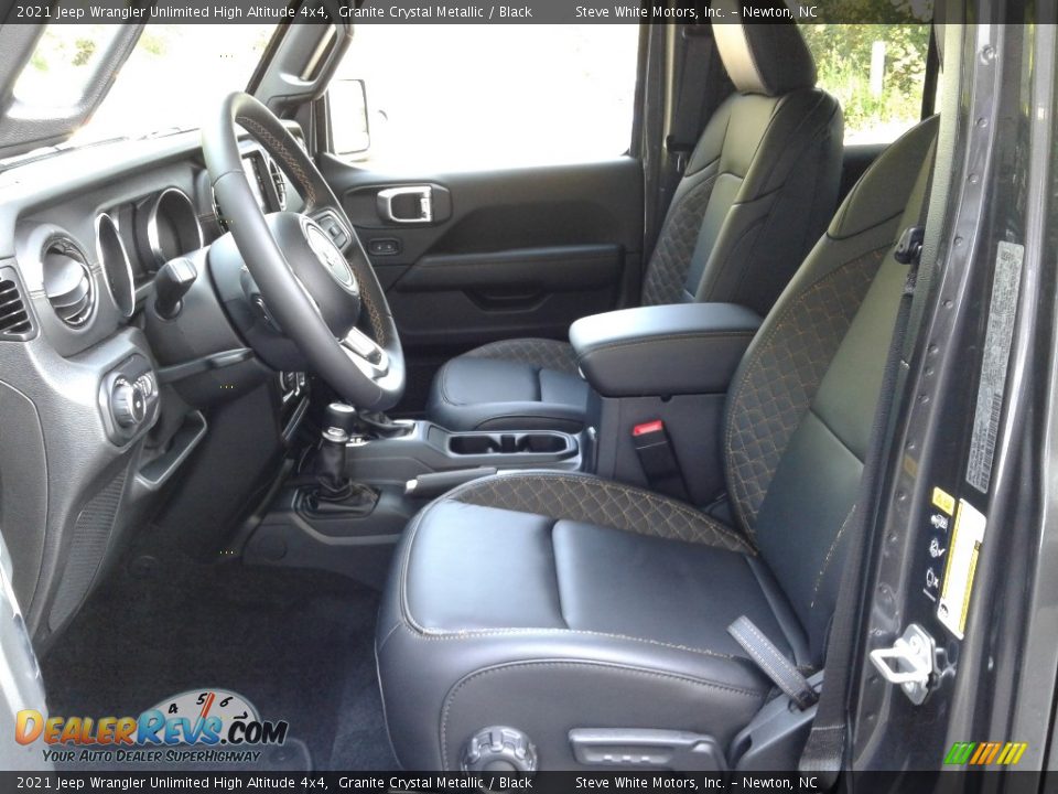 Front Seat of 2021 Jeep Wrangler Unlimited High Altitude 4x4 Photo #10