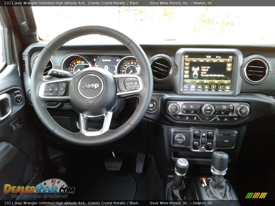 Dashboard of 2021 Jeep Wrangler Unlimited High Altitude 4x4 Photo #18