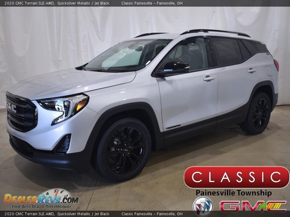2020 GMC Terrain SLE AWD Quicksilver Metallic / Jet Black Photo #1