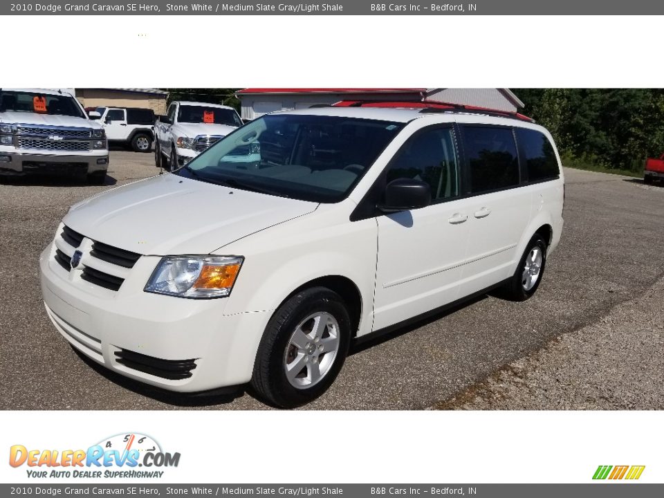 2010 Dodge Grand Caravan SE Hero Stone White / Medium Slate Gray/Light Shale Photo #1