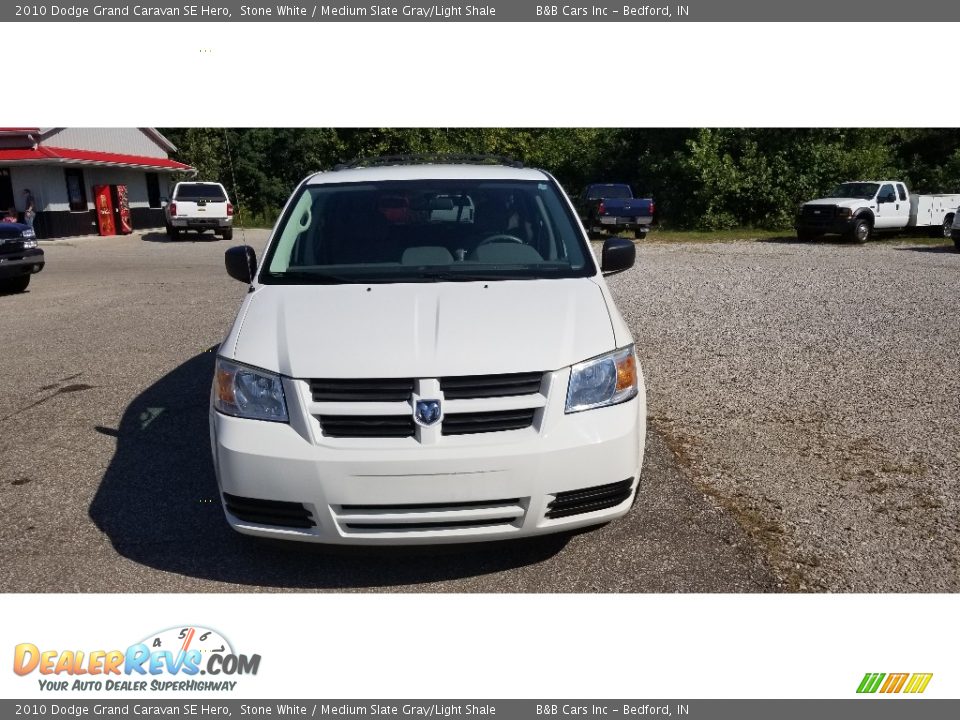 2010 Dodge Grand Caravan SE Hero Stone White / Medium Slate Gray/Light Shale Photo #2