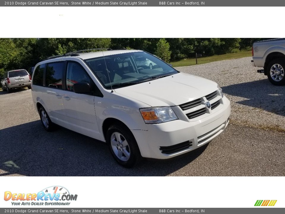 2010 Dodge Grand Caravan SE Hero Stone White / Medium Slate Gray/Light Shale Photo #3