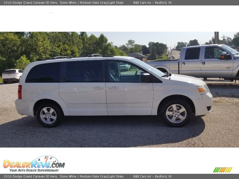 2010 Dodge Grand Caravan SE Hero Stone White / Medium Slate Gray/Light Shale Photo #4