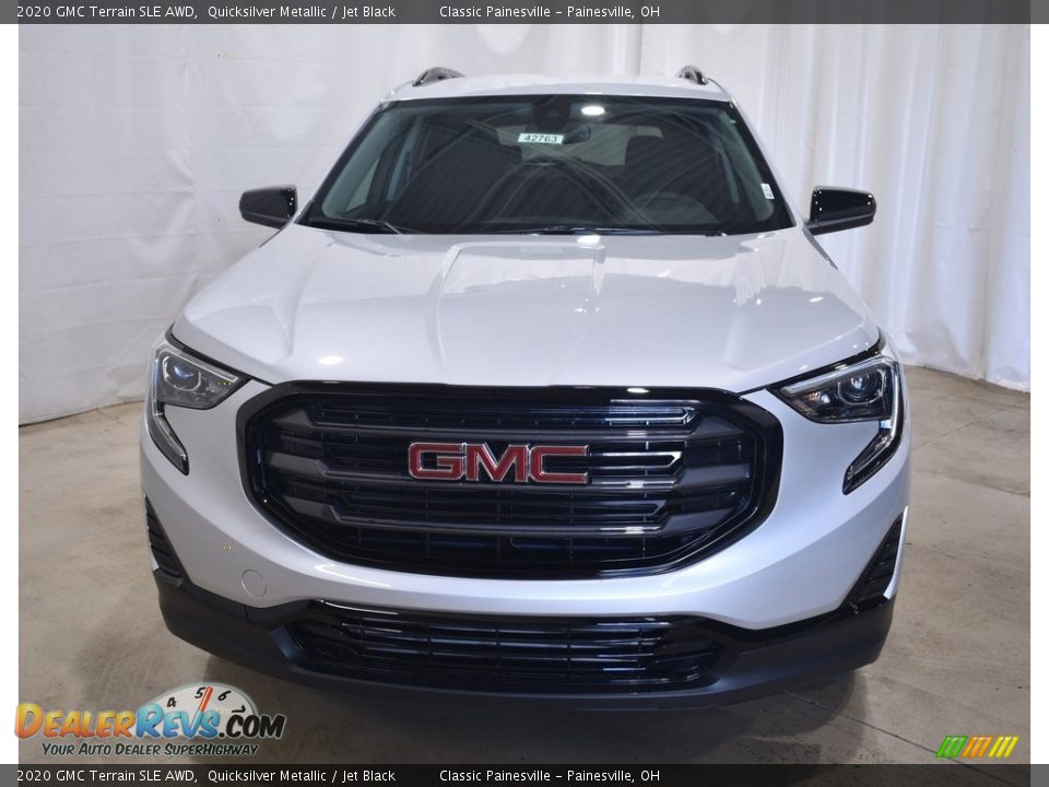 2020 GMC Terrain SLE AWD Quicksilver Metallic / Jet Black Photo #4