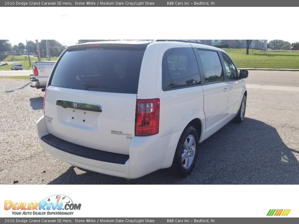 2010 Dodge Grand Caravan SE Hero Stone White / Medium Slate Gray/Light Shale Photo #6