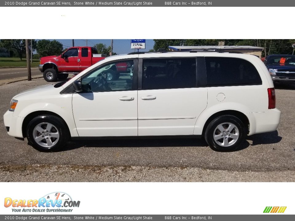 2010 Dodge Grand Caravan SE Hero Stone White / Medium Slate Gray/Light Shale Photo #8