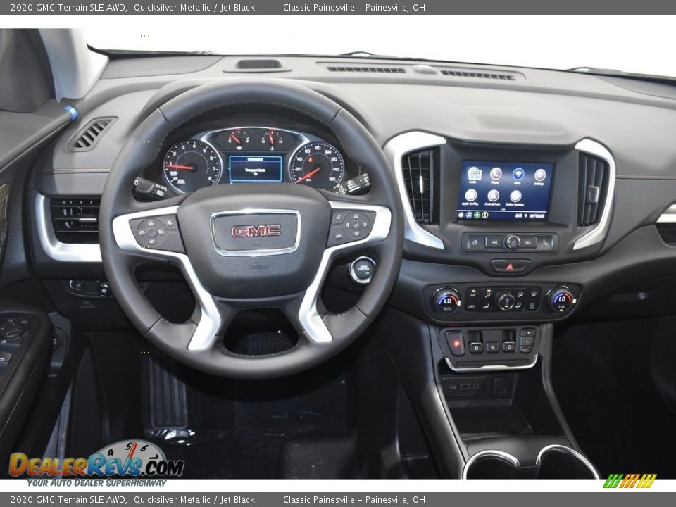 2020 GMC Terrain SLE AWD Quicksilver Metallic / Jet Black Photo #8