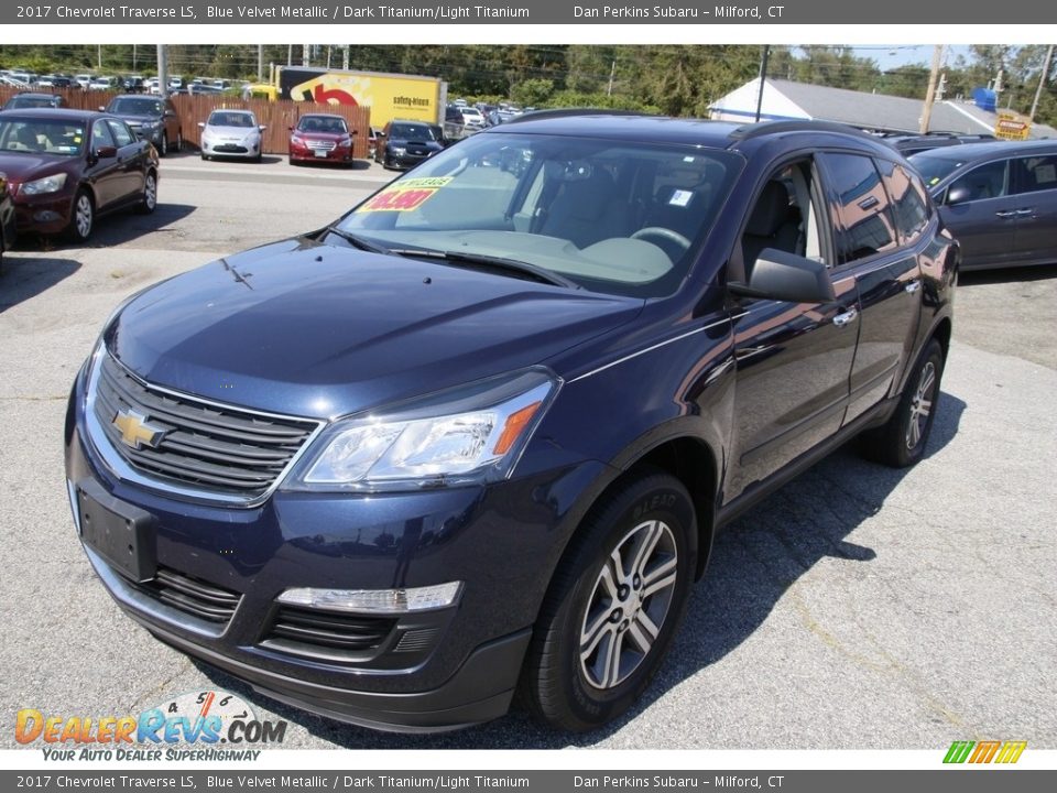 2017 Chevrolet Traverse LS Blue Velvet Metallic / Dark Titanium/Light Titanium Photo #1