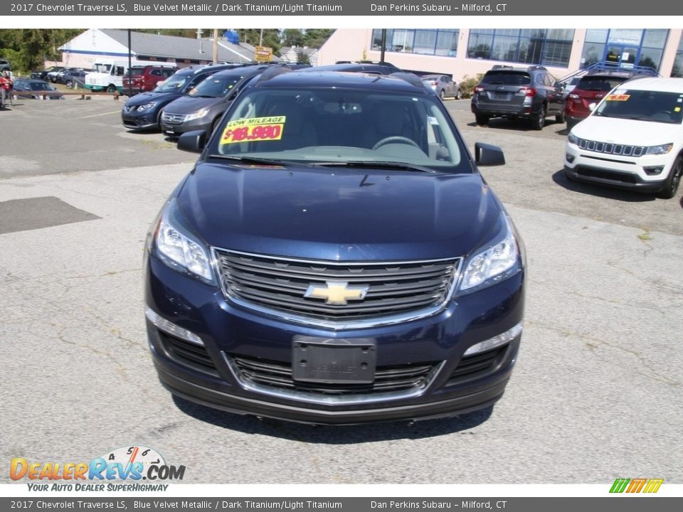 2017 Chevrolet Traverse LS Blue Velvet Metallic / Dark Titanium/Light Titanium Photo #2