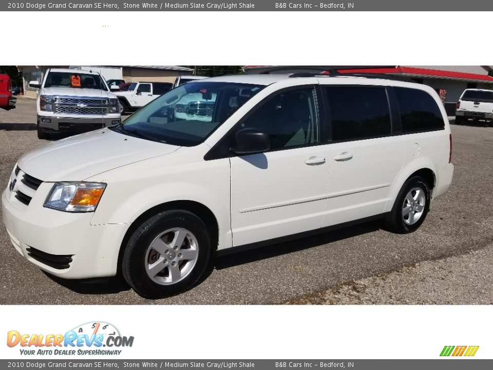 2010 Dodge Grand Caravan SE Hero Stone White / Medium Slate Gray/Light Shale Photo #26
