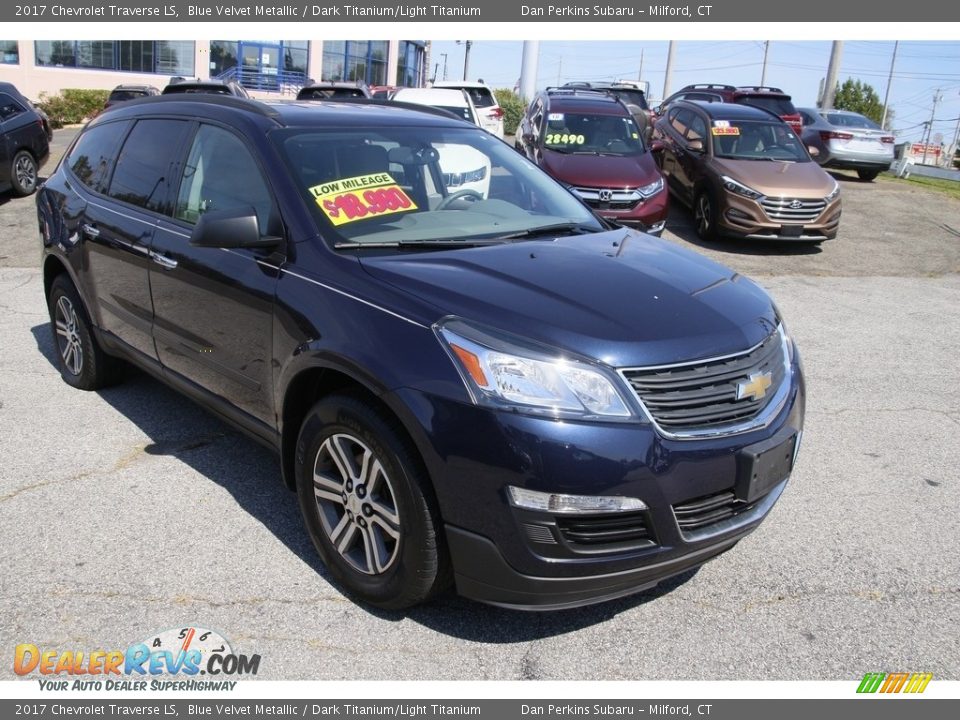 2017 Chevrolet Traverse LS Blue Velvet Metallic / Dark Titanium/Light Titanium Photo #3