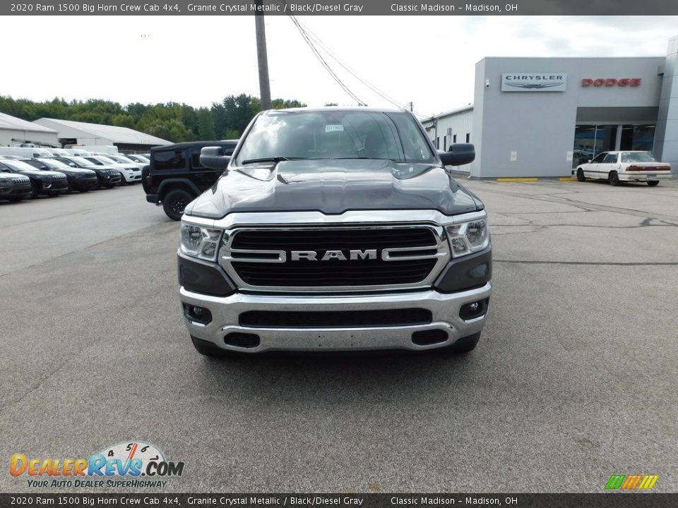 2020 Ram 1500 Big Horn Crew Cab 4x4 Granite Crystal Metallic / Black/Diesel Gray Photo #2