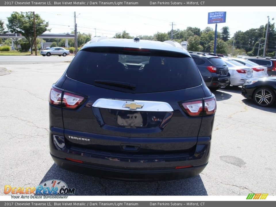 2017 Chevrolet Traverse LS Blue Velvet Metallic / Dark Titanium/Light Titanium Photo #5