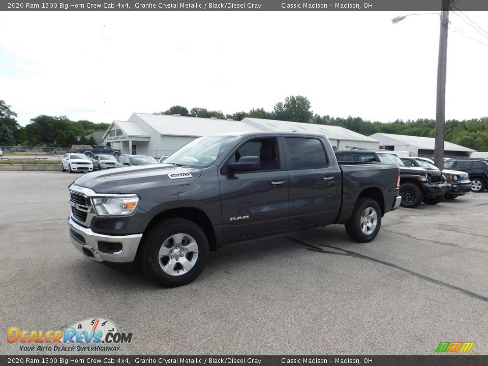 2020 Ram 1500 Big Horn Crew Cab 4x4 Granite Crystal Metallic / Black/Diesel Gray Photo #3