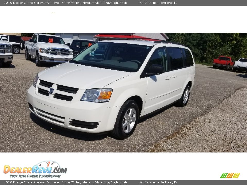 2010 Dodge Grand Caravan SE Hero Stone White / Medium Slate Gray/Light Shale Photo #31