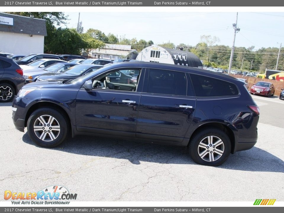 2017 Chevrolet Traverse LS Blue Velvet Metallic / Dark Titanium/Light Titanium Photo #7