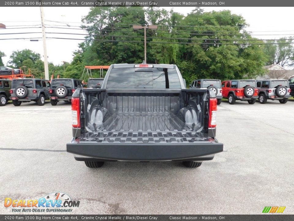 2020 Ram 1500 Big Horn Crew Cab 4x4 Granite Crystal Metallic / Black/Diesel Gray Photo #6