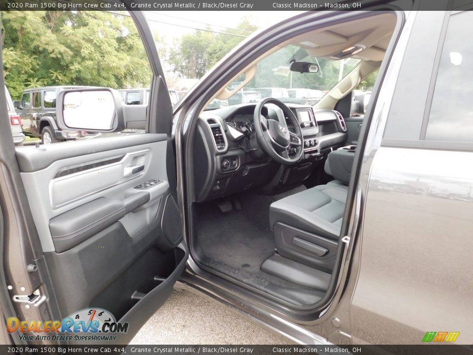 2020 Ram 1500 Big Horn Crew Cab 4x4 Granite Crystal Metallic / Black/Diesel Gray Photo #7