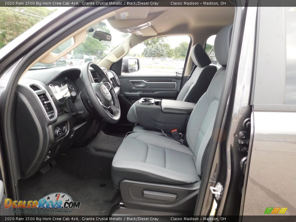 2020 Ram 1500 Big Horn Crew Cab 4x4 Granite Crystal Metallic / Black/Diesel Gray Photo #8