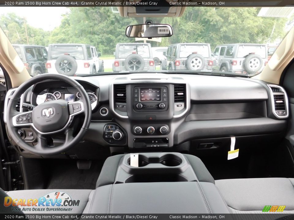 2020 Ram 1500 Big Horn Crew Cab 4x4 Granite Crystal Metallic / Black/Diesel Gray Photo #10