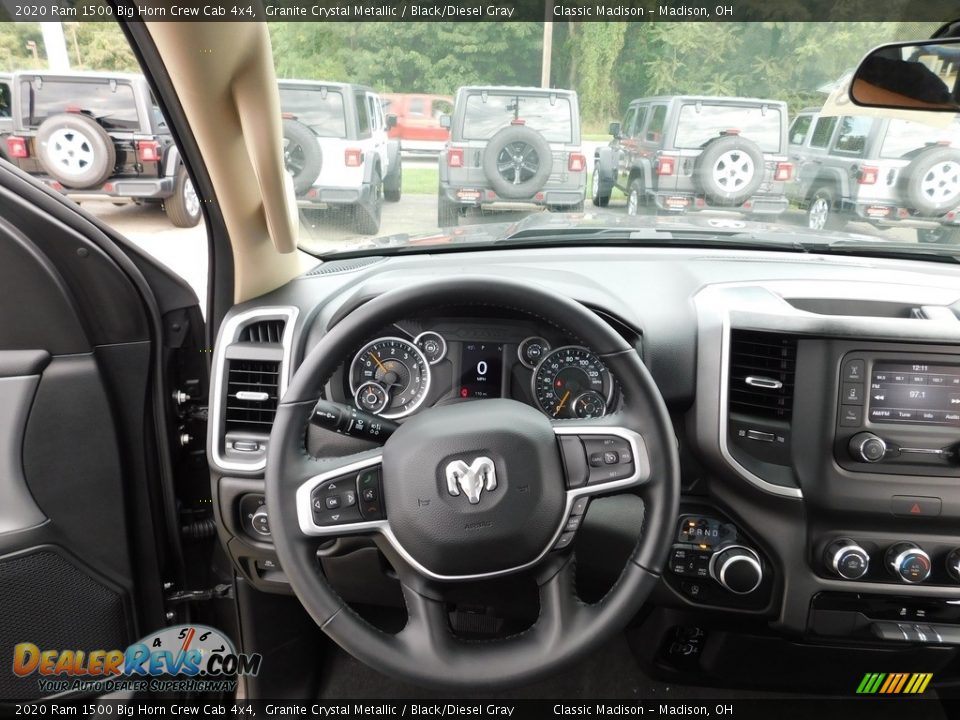 2020 Ram 1500 Big Horn Crew Cab 4x4 Granite Crystal Metallic / Black/Diesel Gray Photo #11