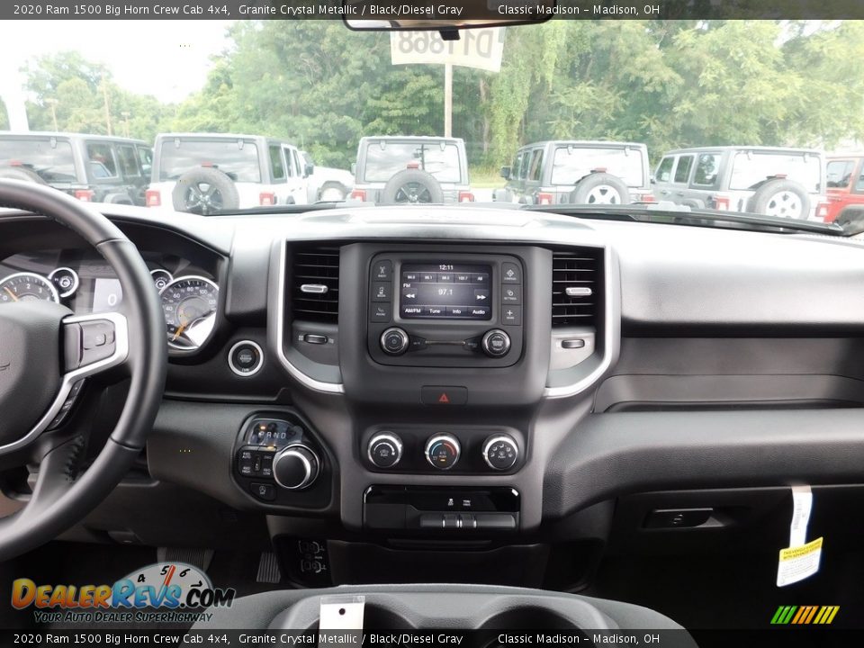 2020 Ram 1500 Big Horn Crew Cab 4x4 Granite Crystal Metallic / Black/Diesel Gray Photo #12